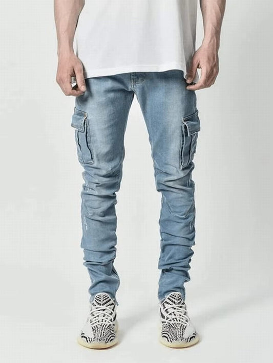 Selora® | Elastic Cargo Street Jeans