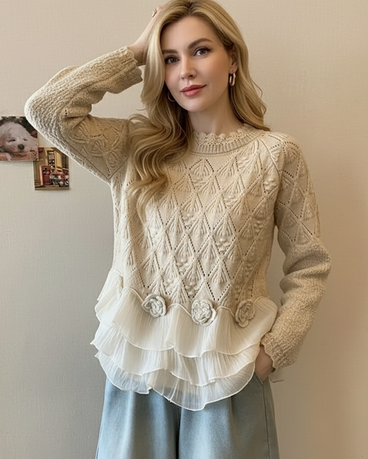 Taylor™ Ruffle Cardigan
