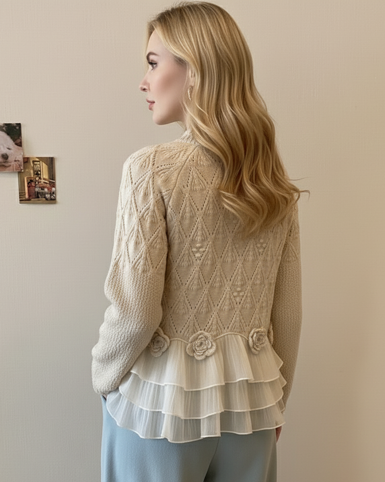 Taylor™ Ruffle Cardigan