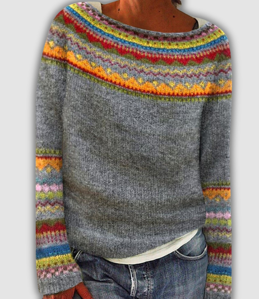 Leevke - Comfortabele Retro Sweater