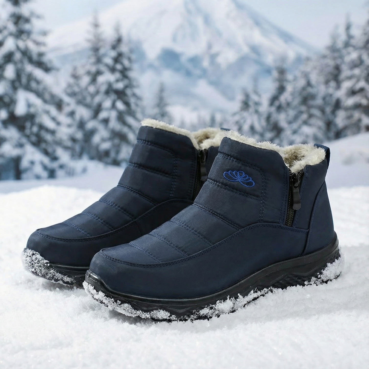 Chantal™ | Fleece Comfort Boots Laag