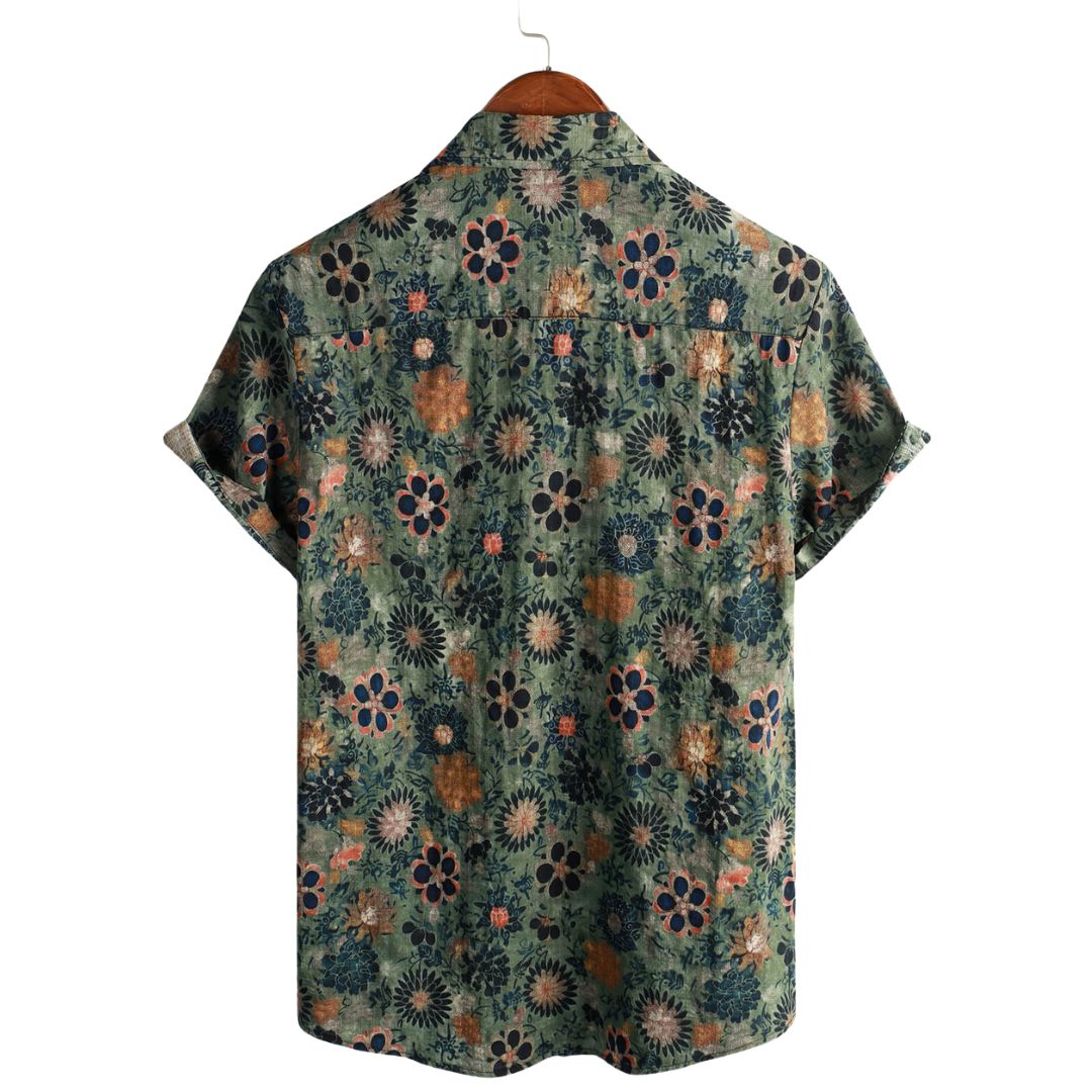 Korte Mouwen Katoenen Hawaii Shirt
