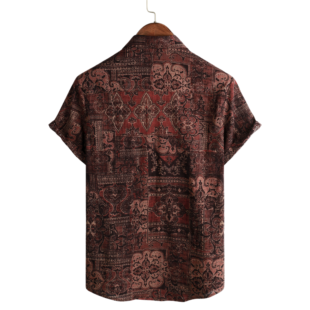 Chic Korte Mouwen Herenoverhemd