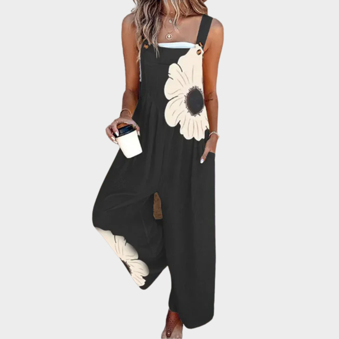 Sanne Jumpsuit met Bloemenprint