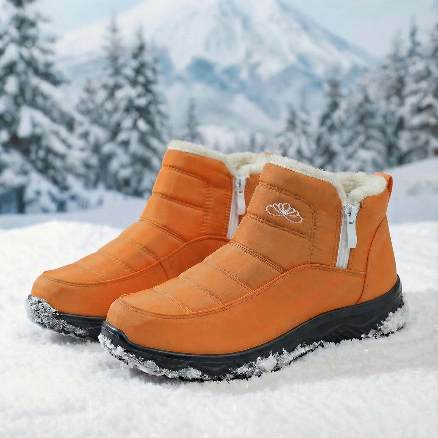 Chantal™ | Fleece Comfort Boots Laag