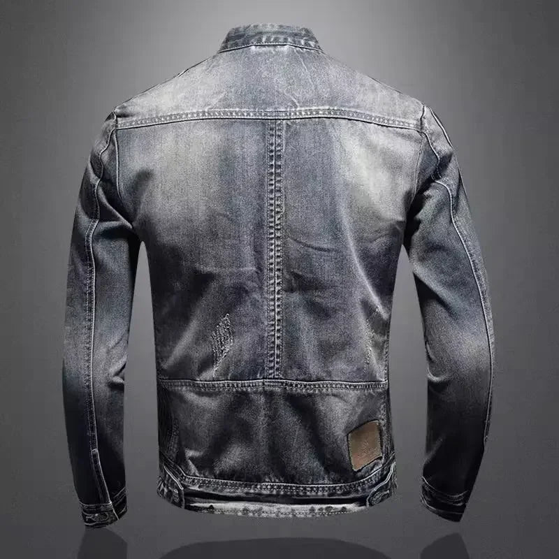 Javina® | Denim Motor Jacket