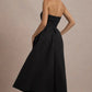 ANNE | Stijlvolle Midi-Jurk met Off-Shoulder Uitsnijding