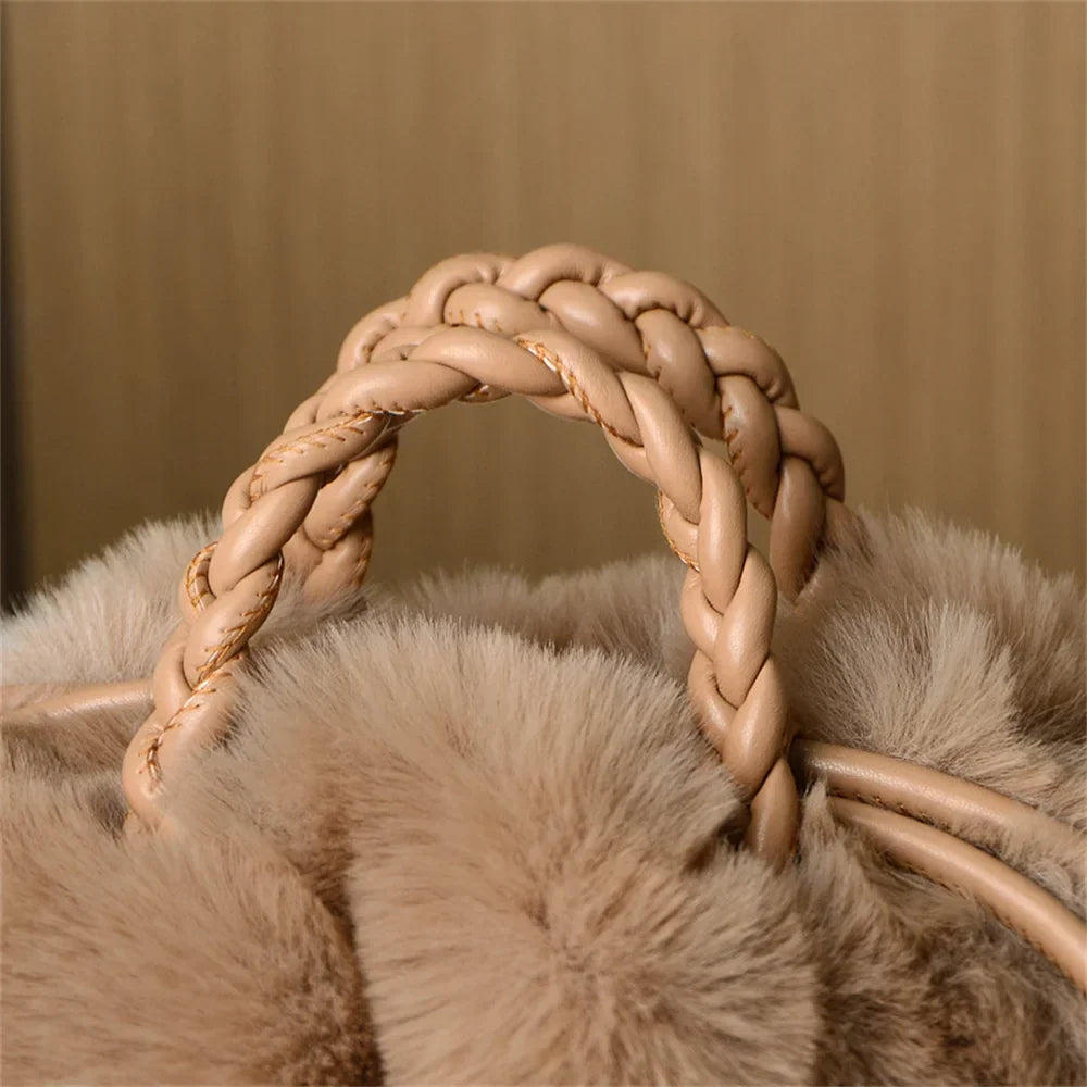 Marilyn | Pluche Pompoen Schoudertas