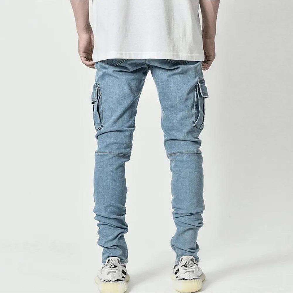 Selora® | Elastic Cargo Street Jeans