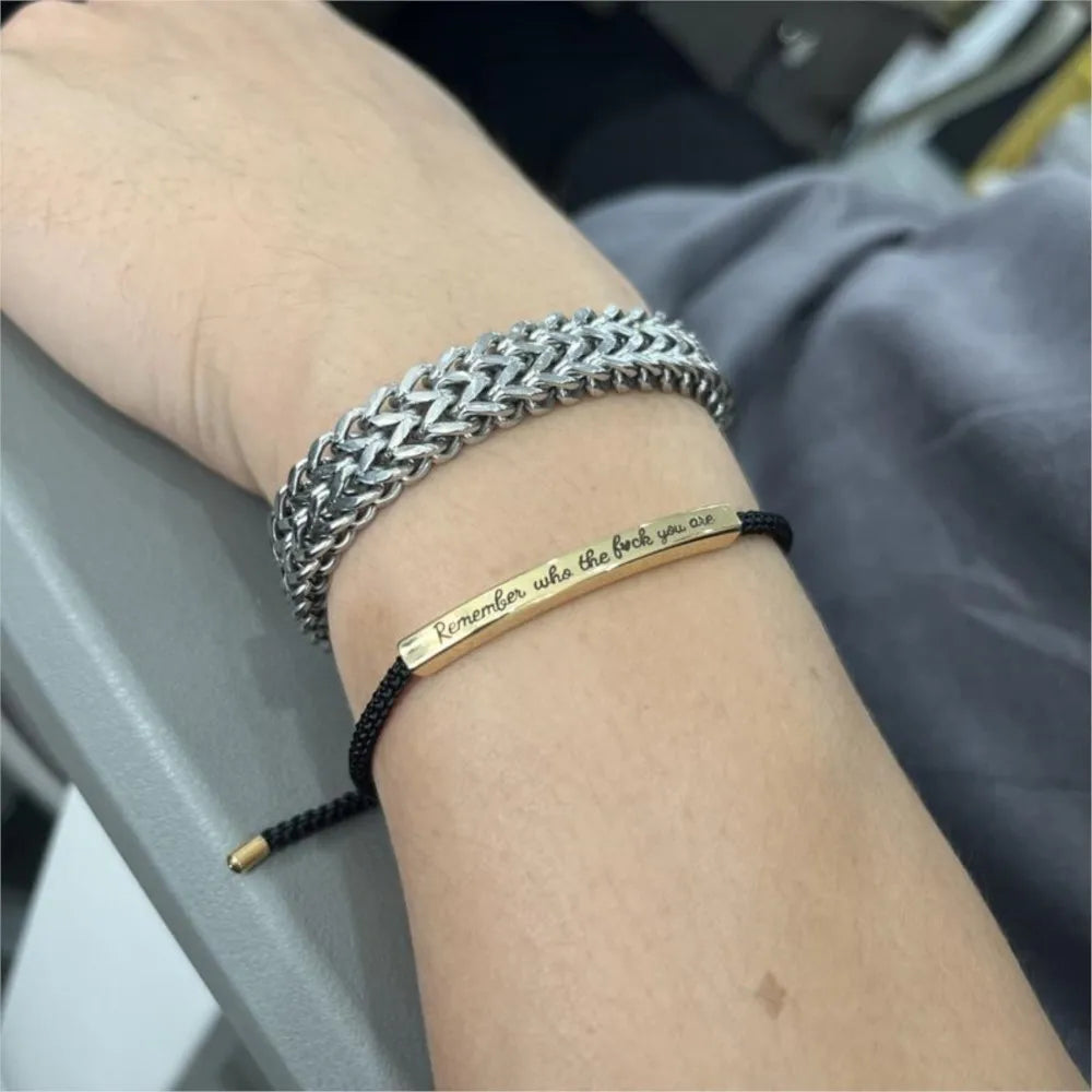 Riva | Motivatie-armband “Remember Who You Are” – Zelfvertrouwen & Innerlijke Kracht