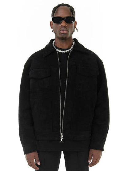 Javina® | Oversized Suede Jacket