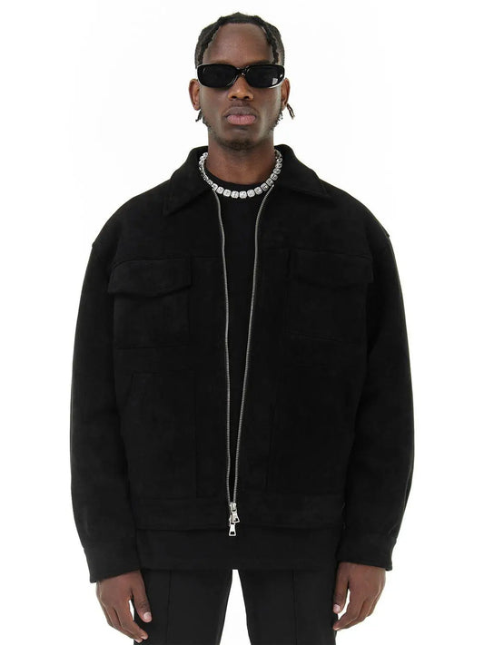 Javina® | Oversized Suede Jacket