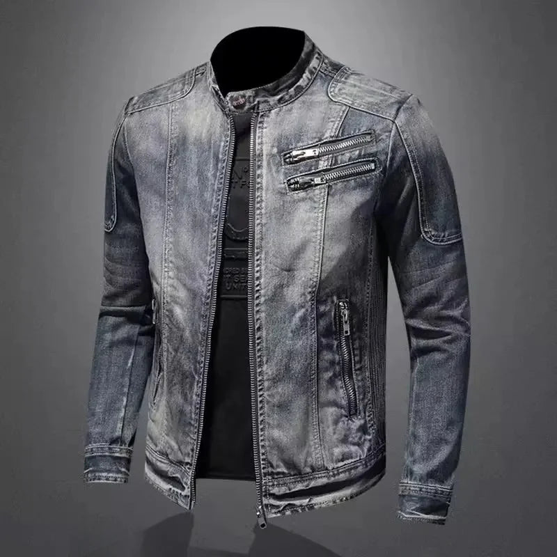 Javina® | Denim Motor Jacket