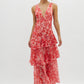 LISA | Bloemige Volant Maxi Jurk