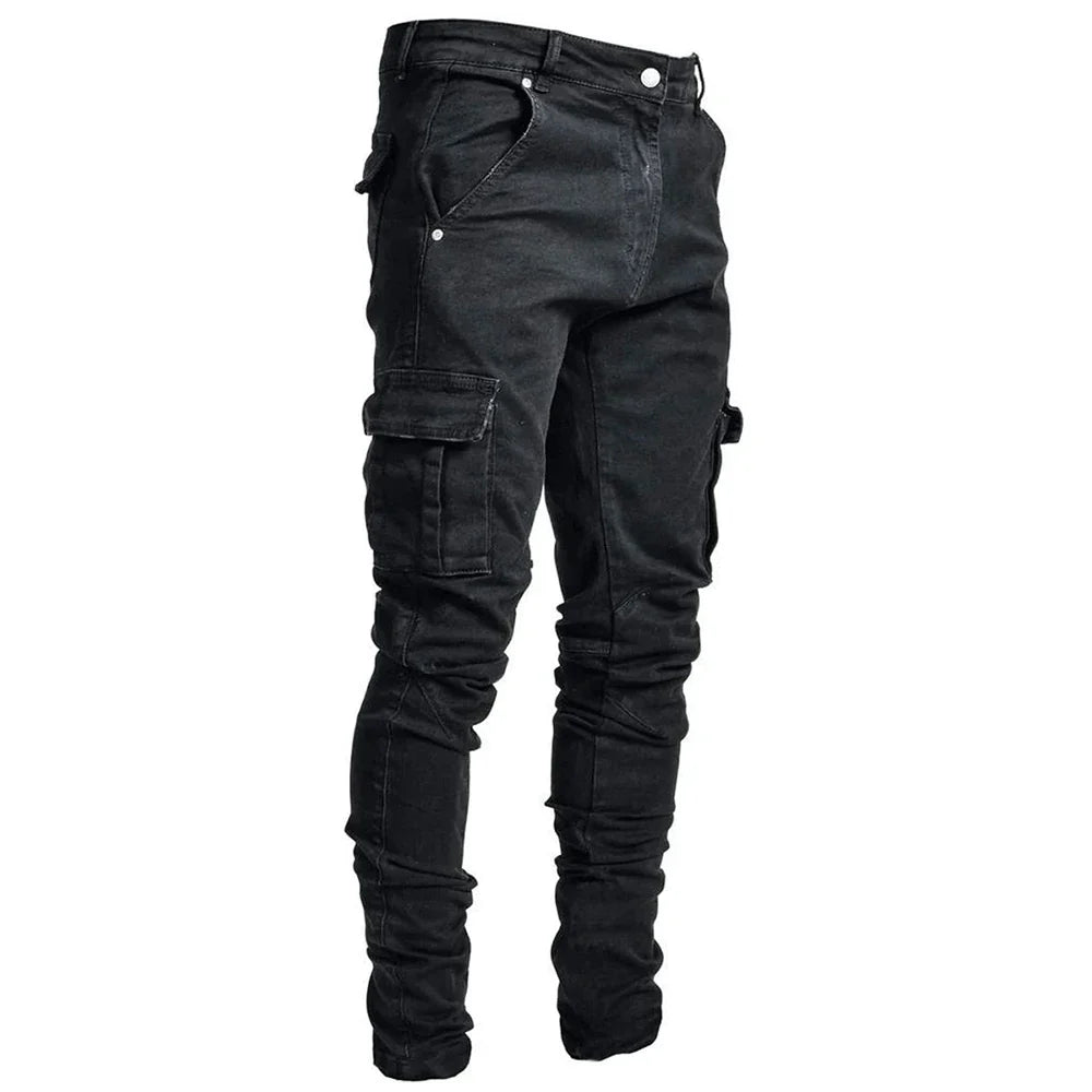 Selora® | Elastic Cargo Street Jeans