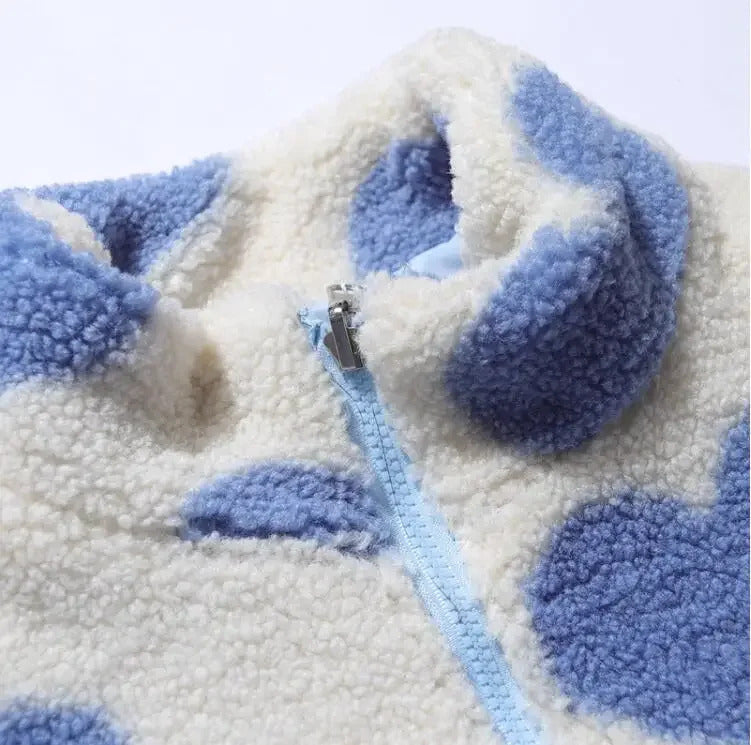 Katharina™ | Reversible jas met hartjespatroon