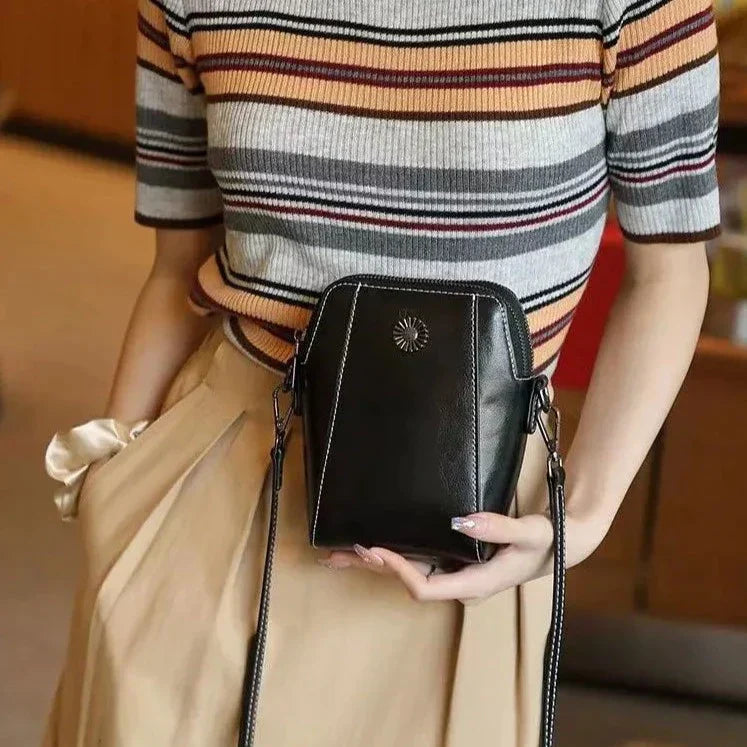 Wenen - Compacte Effen Kleur Mini Handtas