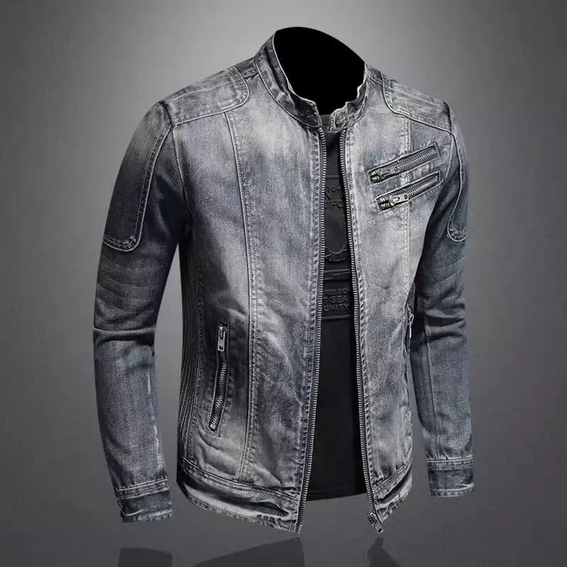 Javina® | Denim Motor Jacket