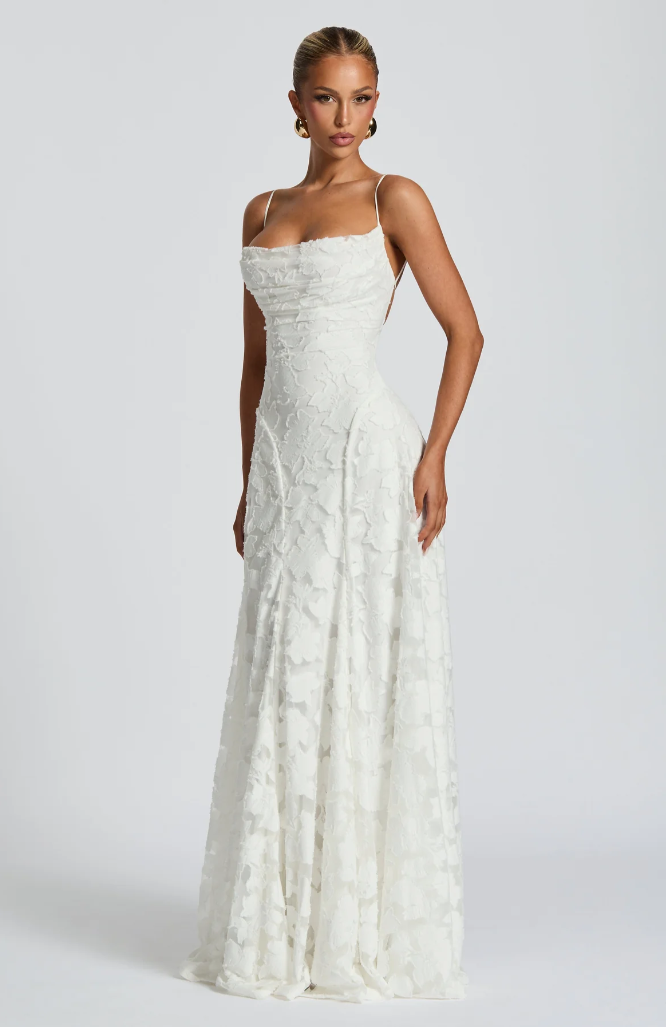 SOFIA | Elegante Kanten Maxi Jurk