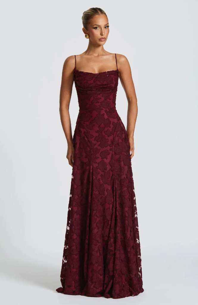 SOFIA | Elegante Kanten Maxi Jurk