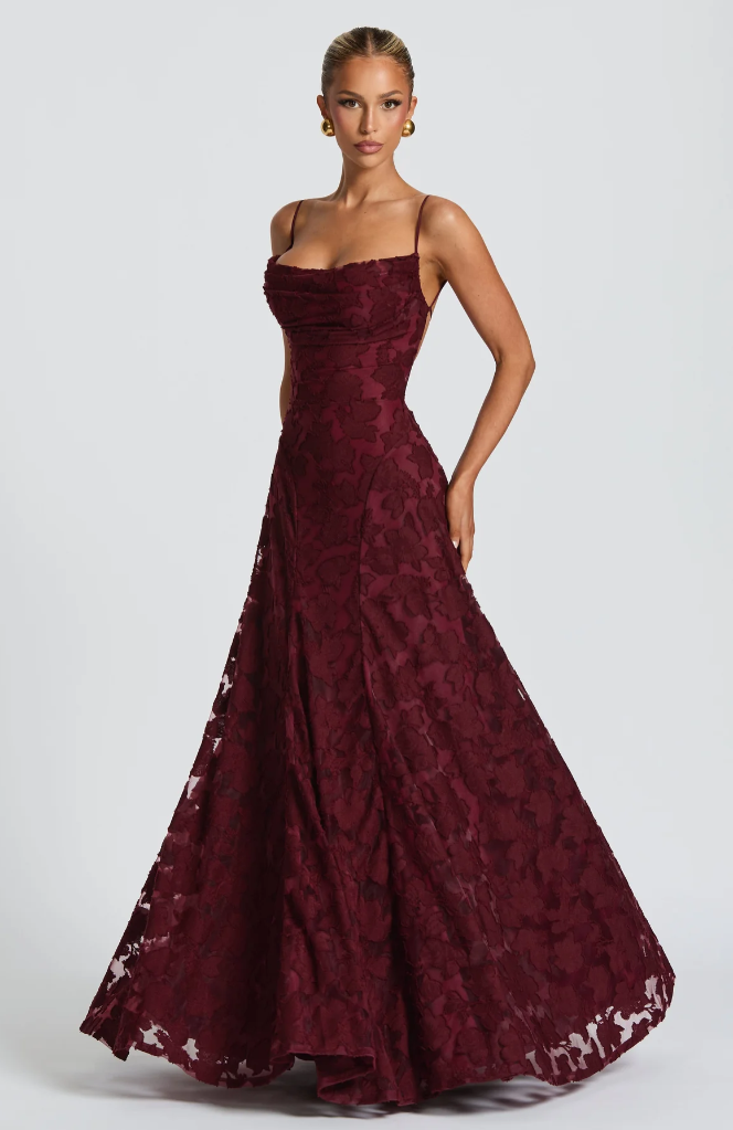SOFIA | Elegante Kanten Maxi Jurk