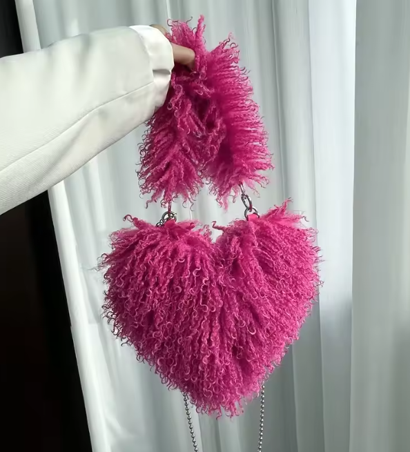 Felize | Hart Plush Schoudertas