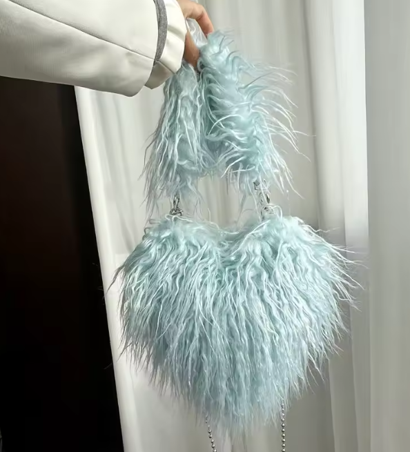 Felize | Hart Plush Schoudertas