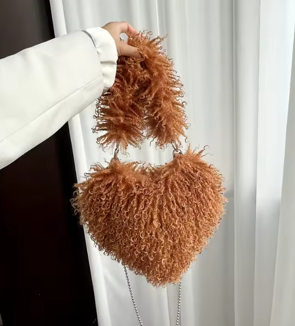 Felize | Hart Plush Schoudertas