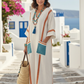 Noemi | V-Hals Halve Mouw Pocket Maxi Jurk