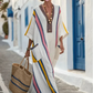 Noemi | V-Hals Halve Mouw Pocket Maxi Jurk