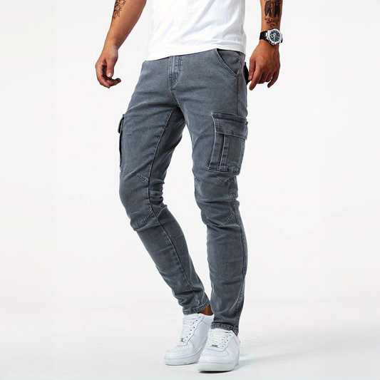 Seriva® | Flexible Cargo Jeans