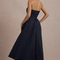 ANNE | Stijlvolle Midi-Jurk met Off-Shoulder Uitsnijding
