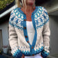Eva | Vintage IJslandse Handgemaakte Cardigan