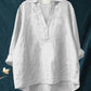 Andrea | Elegante Linne Zomerblouse
