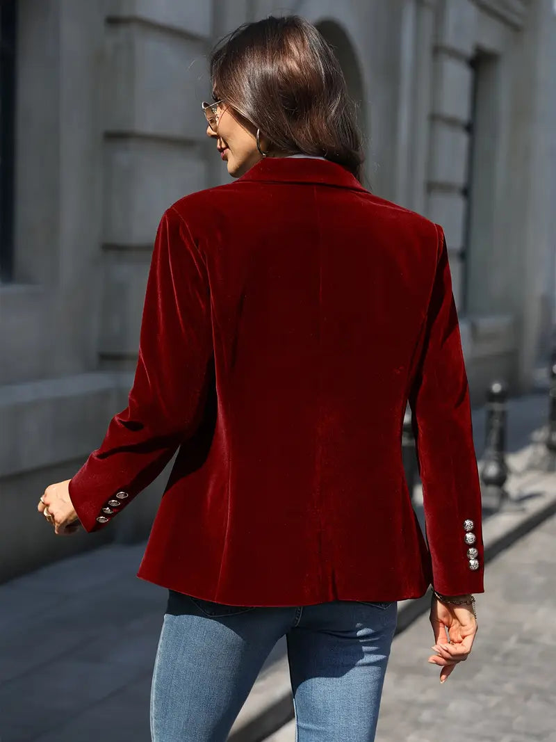 Isla | Chic Velvet Blazer