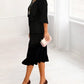 Sophie – Elegante vloeiende jurk met ruffles