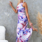 ELLA | One-Shoulder-Plissé-Midikleed