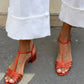Allegra | Gouden Sandalen Dagelijkse Elegantie