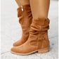 Patricia - Slouchy Suede Boots