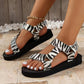 Fiorella | Ergonomische Sandalen met Kleuraccent