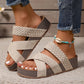 Elegante Gevlochten Sandalen Valérie