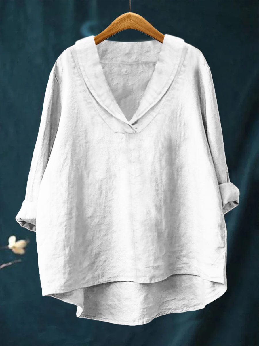 Samantha | Elegante Linne Zomerblouse
