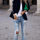 Isla | Chic Velvet Blazer
