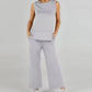Luna | Compleet Casual Tweedelige Mouwloze Set met Ronde Hals