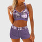 Janelle - Hoge Taille Ribbel Bikini