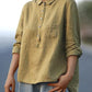 Elvie | Elegante Linne Zomerblouse