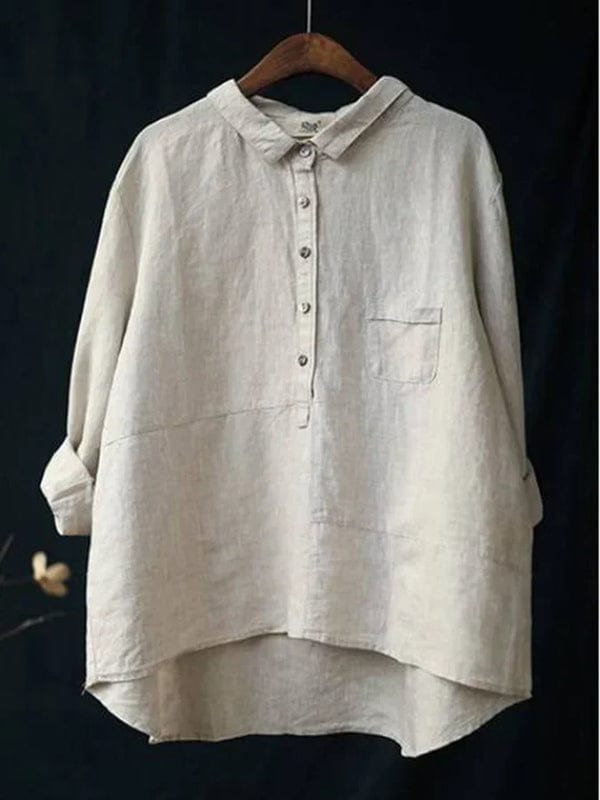 Elvie | Elegante Linne Zomerblouse