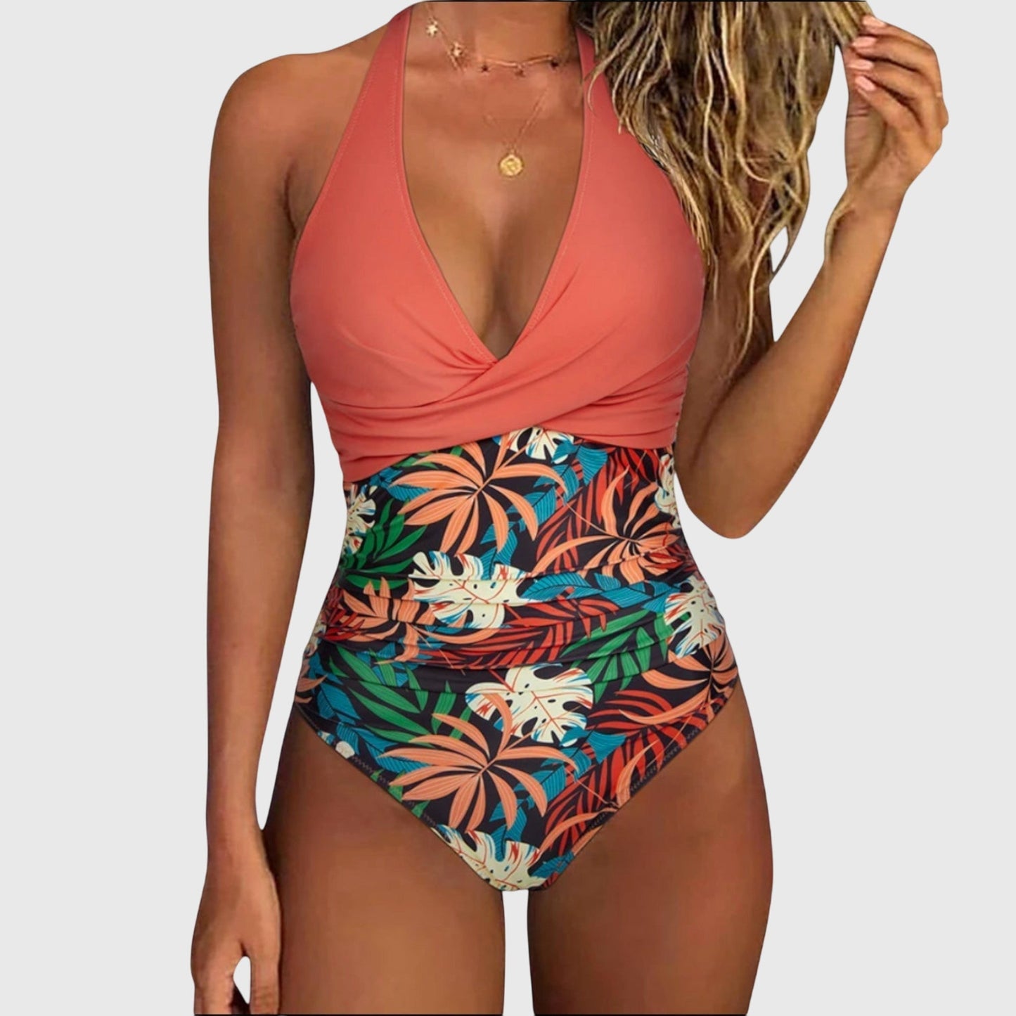 Florence - Elegante badmode voor vrouwen met V-hals