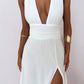 LILLI | Stijlvolle Halter Maxi Jurk met Hoge Split