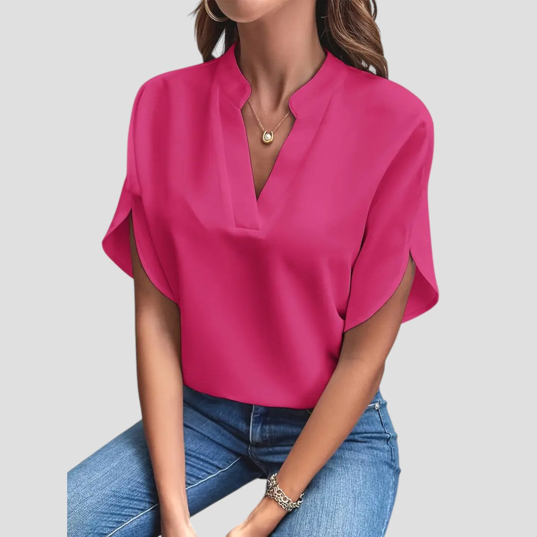 Emilia | Lichtgewicht en Elegante Blouse